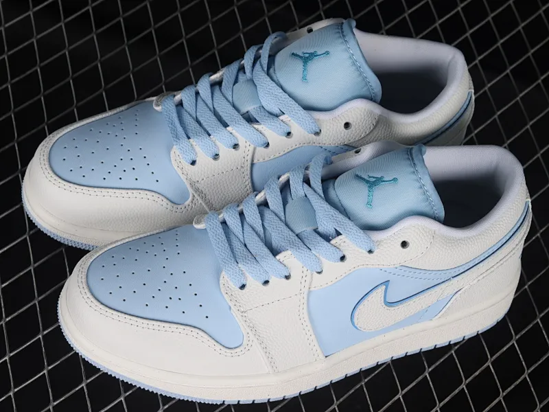 All categories Air Jordan Jordan series basketball shoes Air Jordan 1 Low Z version Air Jordan 1 Low AJ1 Joe 1 ice blue low-top cultural and leisure sports sneakers DV1299-104
